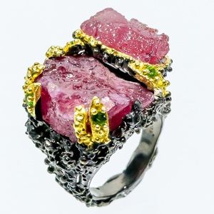 Raw Ruby Ring